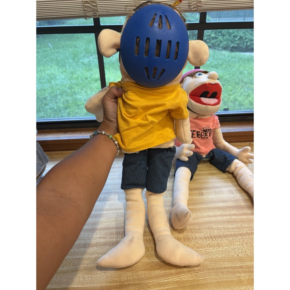 SML Jeffy & Feebee Hand Puppet Plush Doll Lot - Picture 6 of 14